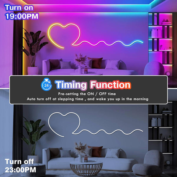 Flexible RGBIC Smart LED Light