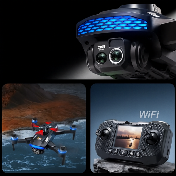 M6 Smart Aerial Drone – 8K Video, 5G Transmission, Obstacle Detection